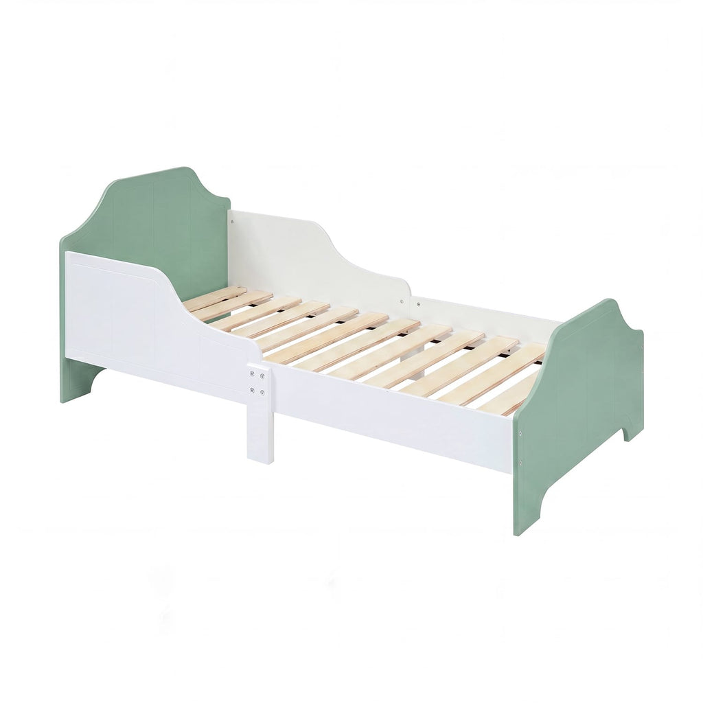Liberty House Toys Two Tone Bed & 9 Bin Storage Set - White & Green, product image 9