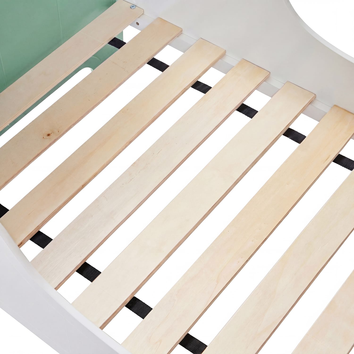 Liberty House Toys Two Tone Bed & 9 Bin Storage Set - White & Green, product image 12