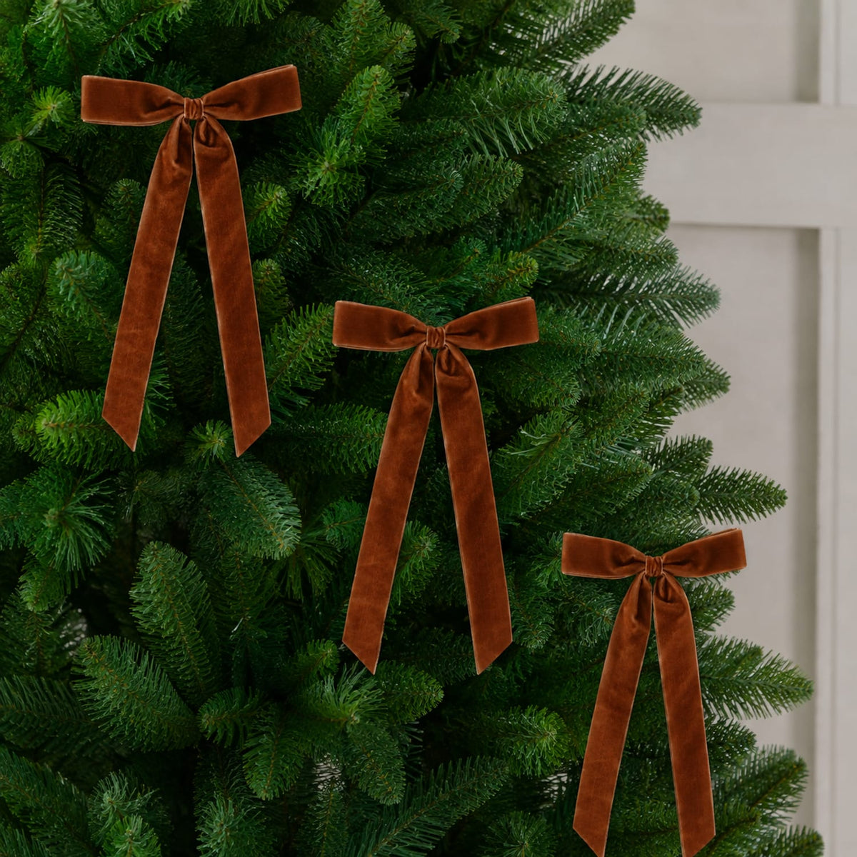 Winter Luxe Velvet Long Tail Bow 3 Pack, product image 3