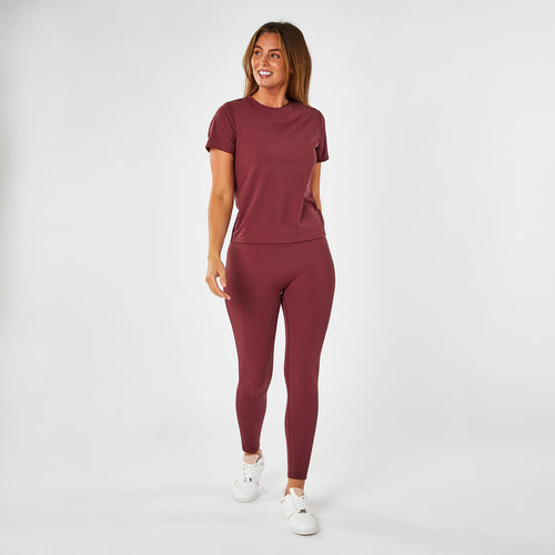Active By Originals Burgundy Leggings, product image 2