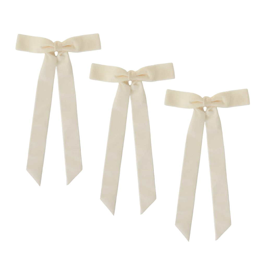Winter Luxe Velvet Long Tail Bow 3 Pack, product image 2