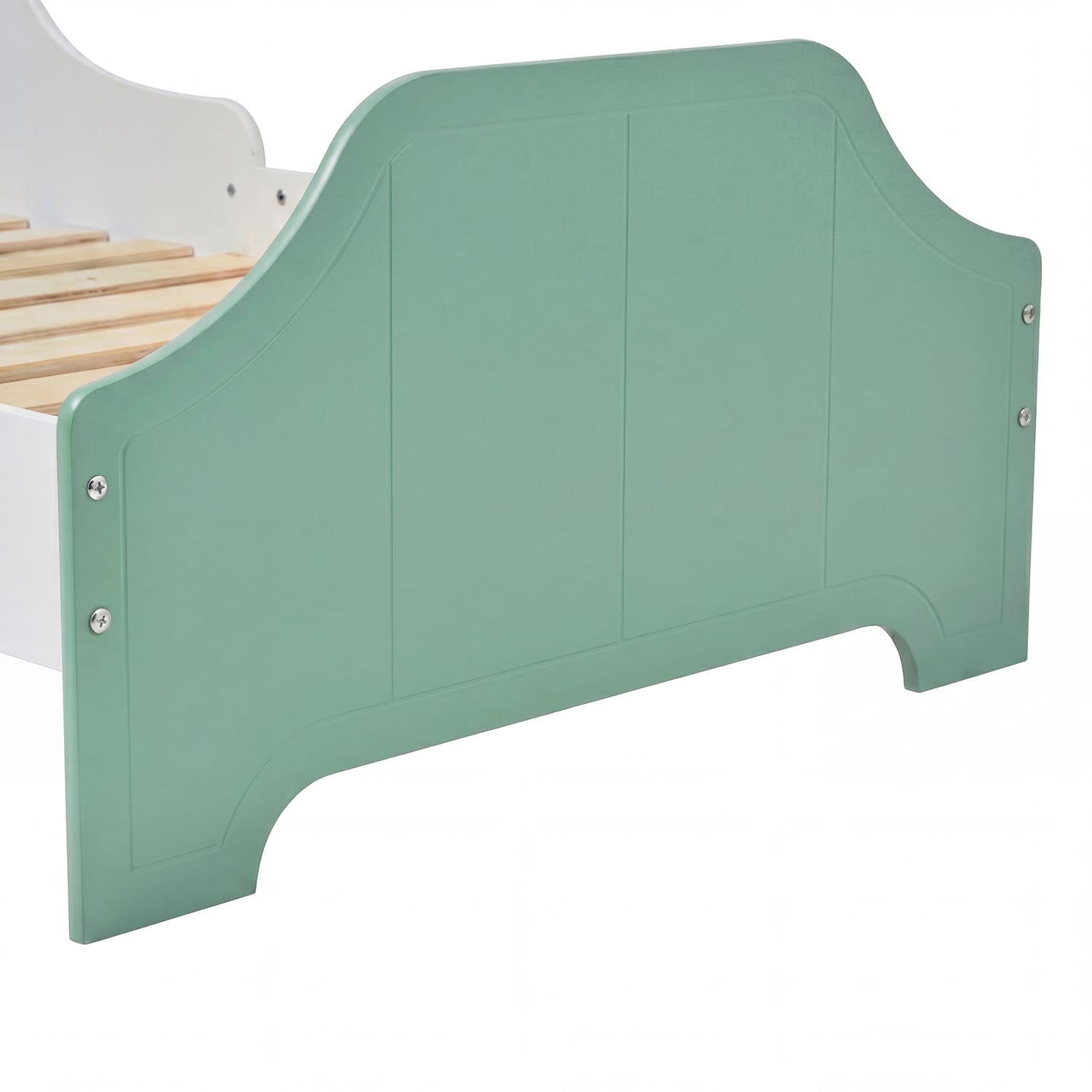 Liberty House Toys Two Tone Bed & 9 Bin Storage Set - White & Green, product image 10