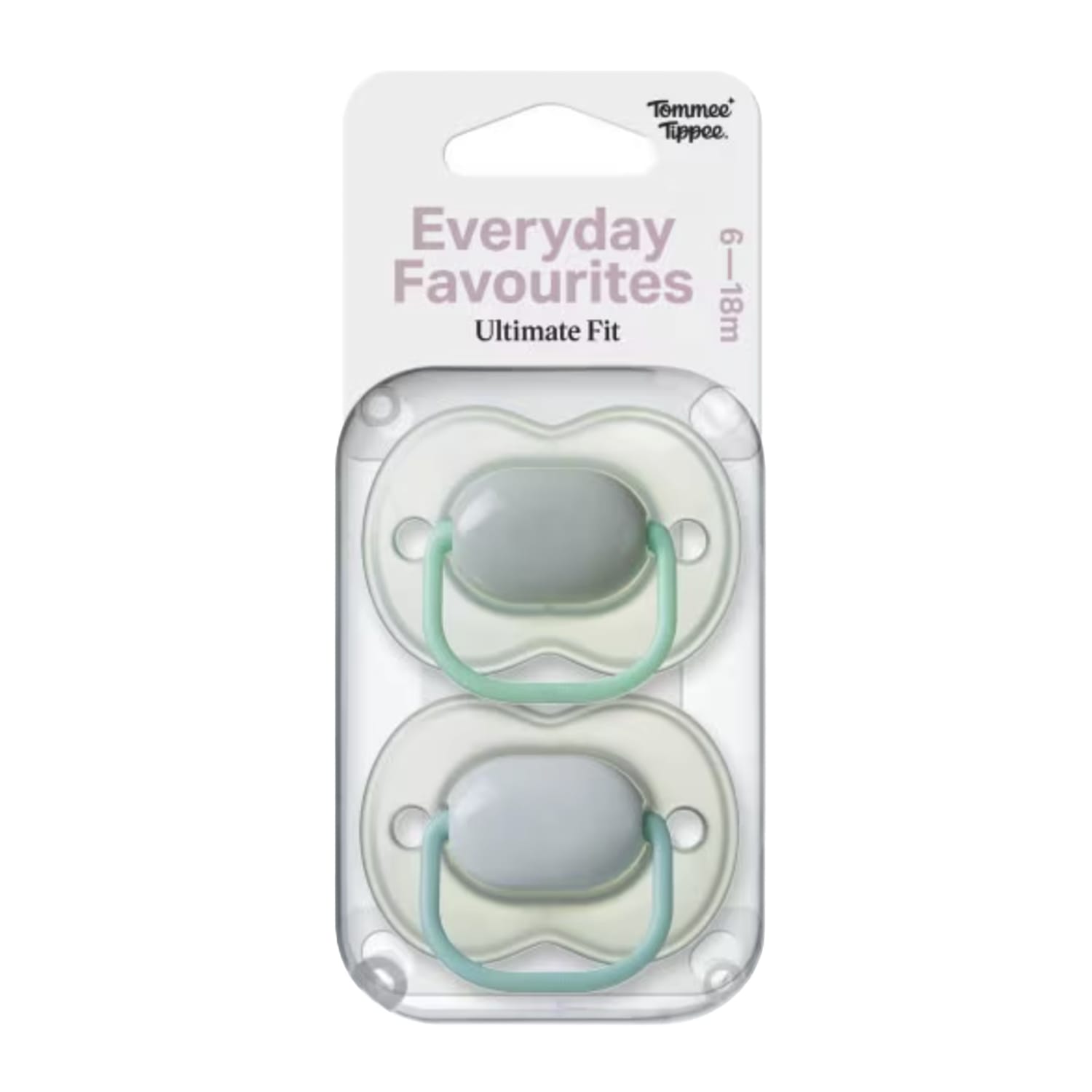 Tommee Tippee Everyday Favourites Ultimate Fits Soother 6-18 Months, product image 2