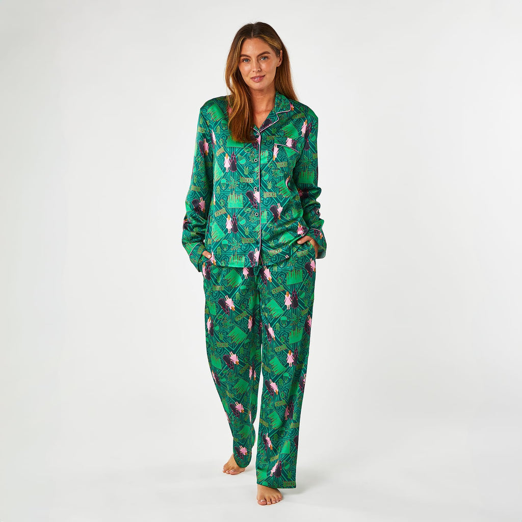 Ladies Satin Wicked Pyjamas, product image 2